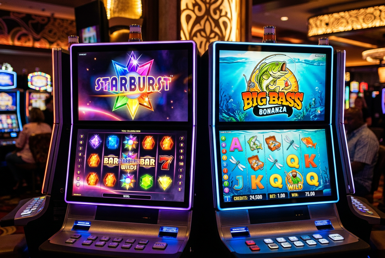 Selection of popular slot machines suitable for playing with a no deposit bonus